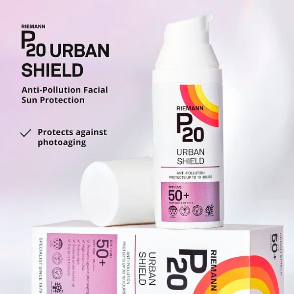 P20 Urban Shield arcápoló SPF50+ 50g