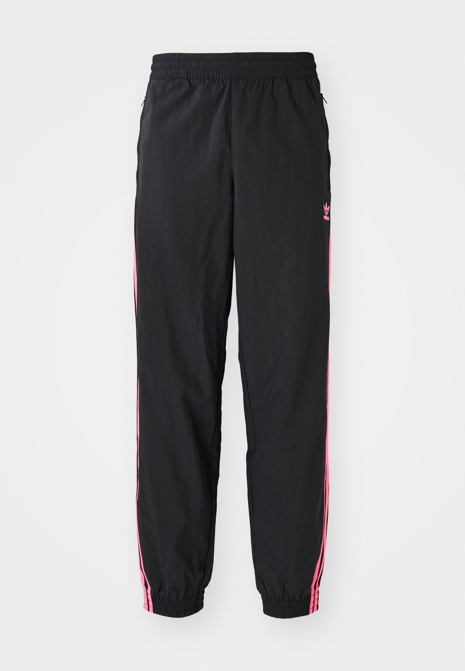 Pantalon de survêtement adidas Originals FIREBIRD - noir et rose vif