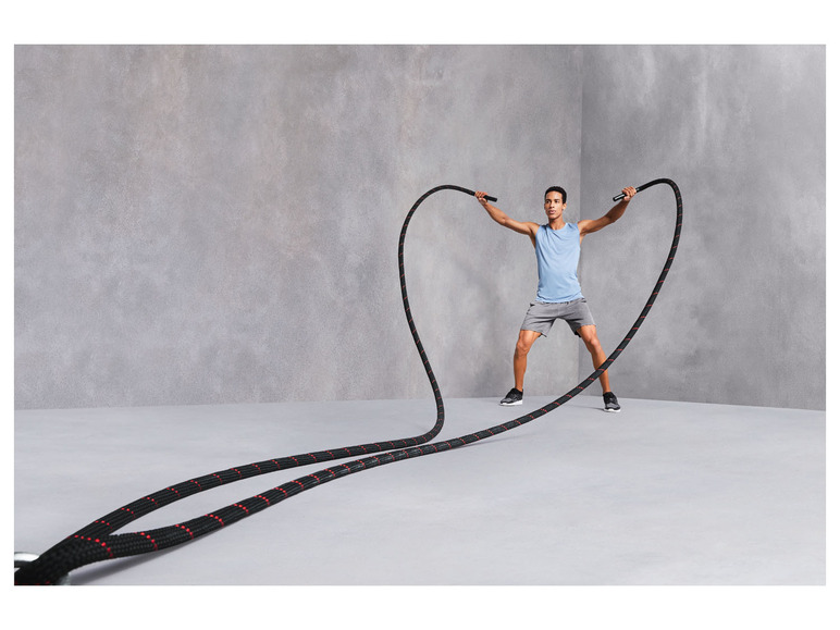 CRIVIT training rope, with non-slip ends, 10 m