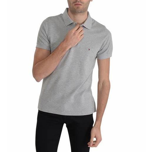 TOMMY HILFIGER Camisa polo Slim F. para hombre, color gris