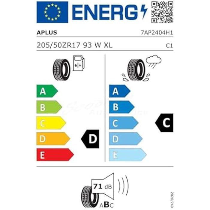Sommerreifen - APLUS - A610 - 205/50 ZR 17 - XL - Speed W