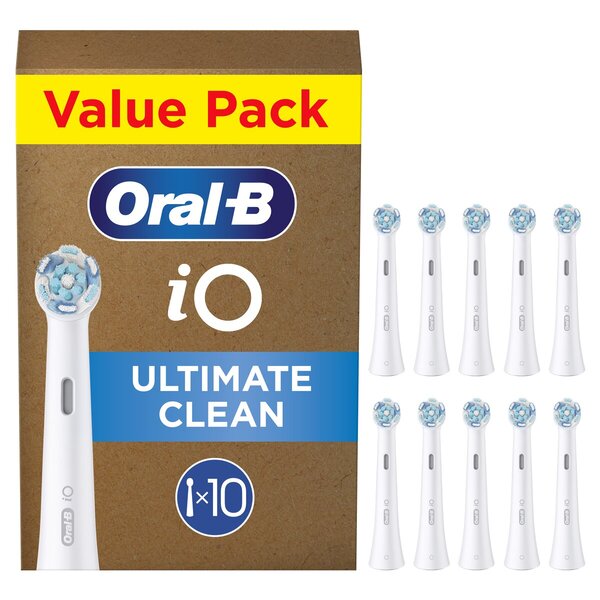 Periuță de dinți electrică Oral-B iO, pachet de 10 bucăți, albă<br>albă, 10 bucăți