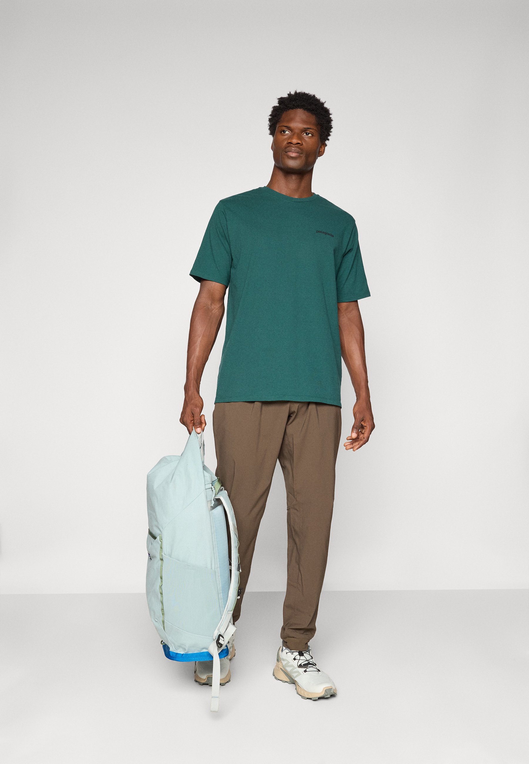 T-shirt imprimé Patagonia LOGO - vert cascade