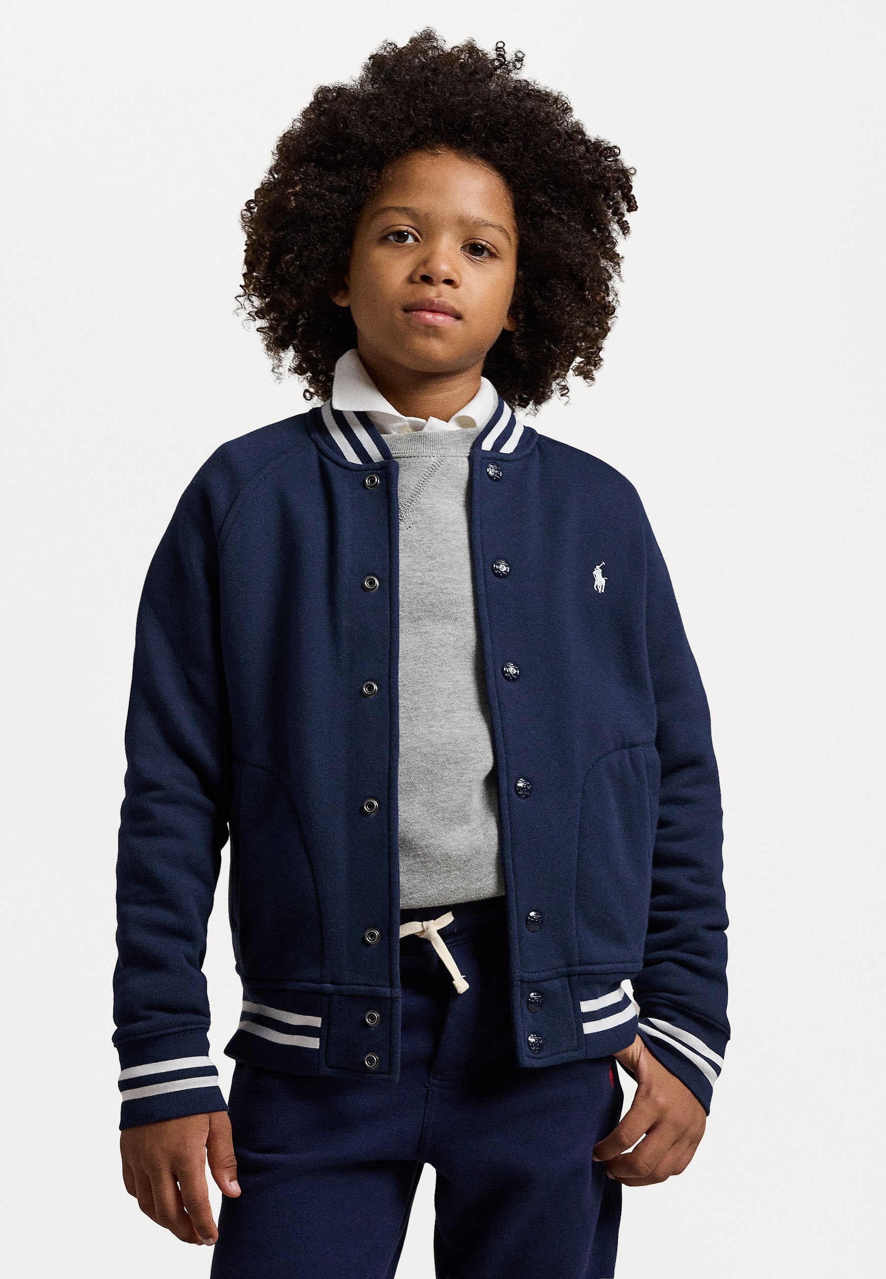 Polo Ralph Lauren VÊTEMENTS D'EXTÉRIEUR - Sweat-shirt zippé - Bleu marine raffiné