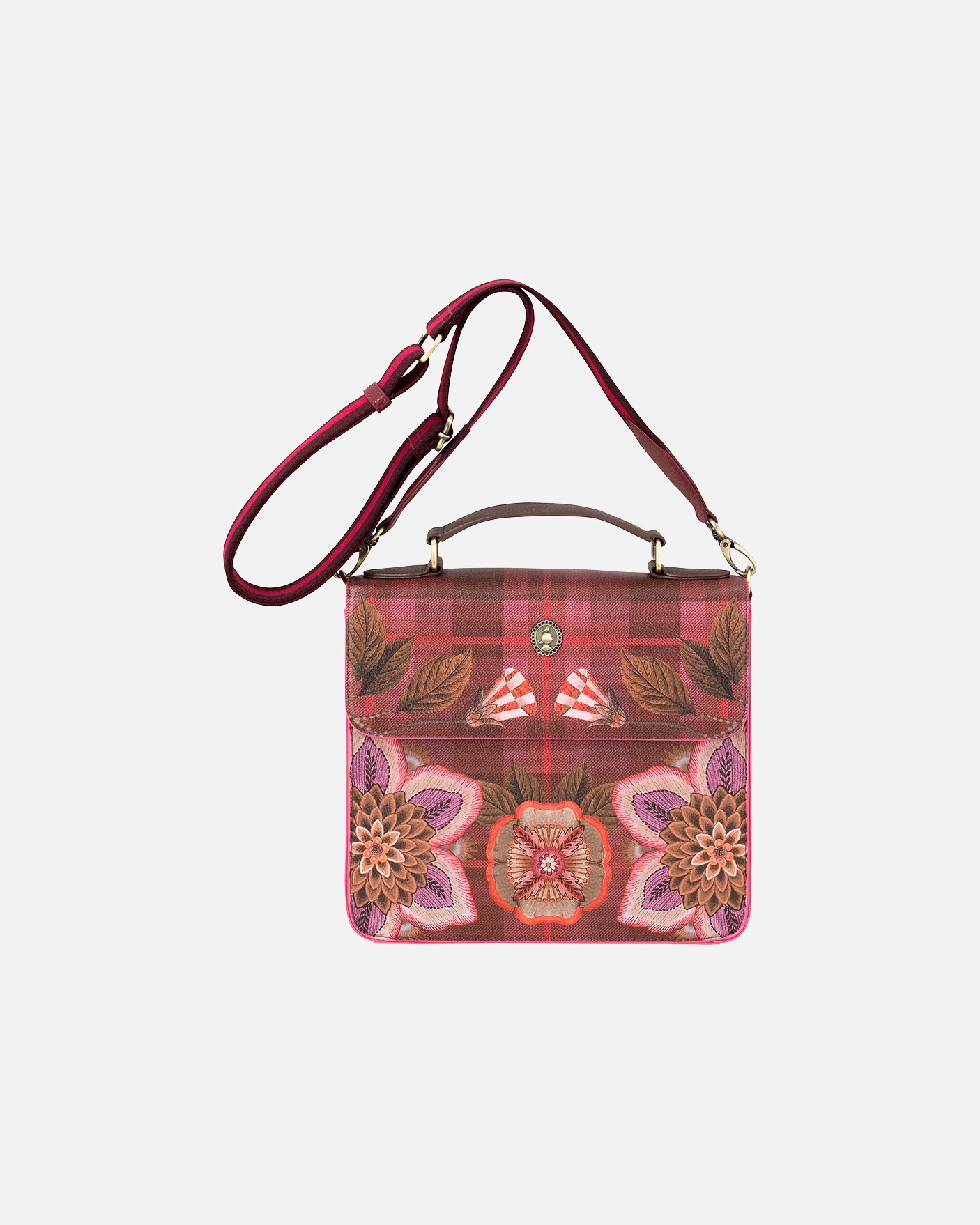 PIP Studio Frances torba preko ramena Flores Felices - crvena