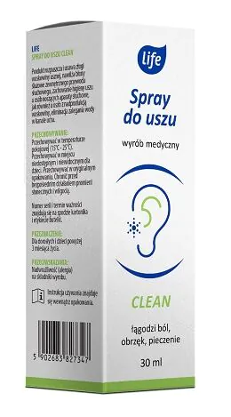 Life Spray do czyszczenia uszu