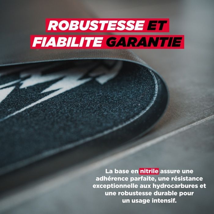 Tapis Vélo Home Trainer Zwift 65x180 SIXTEN - Tapis pour Home Trainer Antivibrations et Antibruit