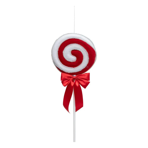 Dekoracja świąteczna aksamitna Candy 52 cm