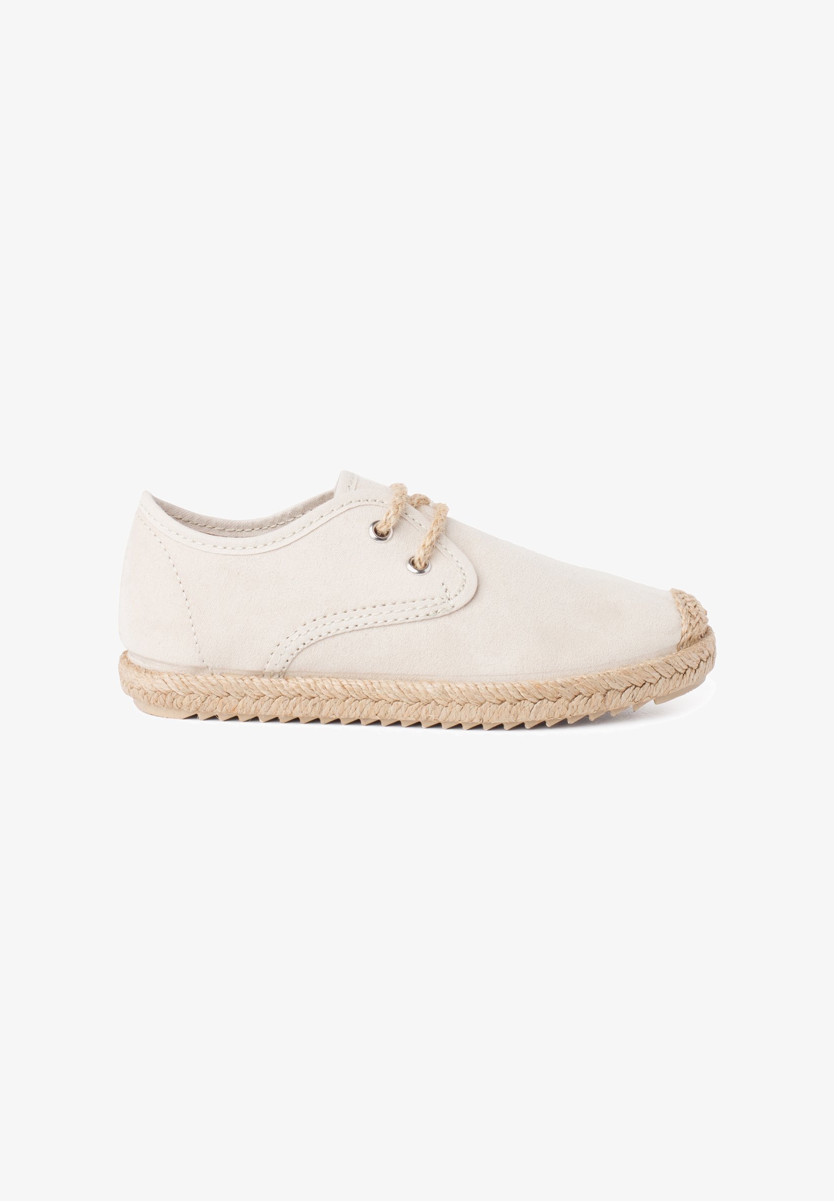 Pisamonas Blucher Toe en jute veters met suède-effect - Espadrilles - beige