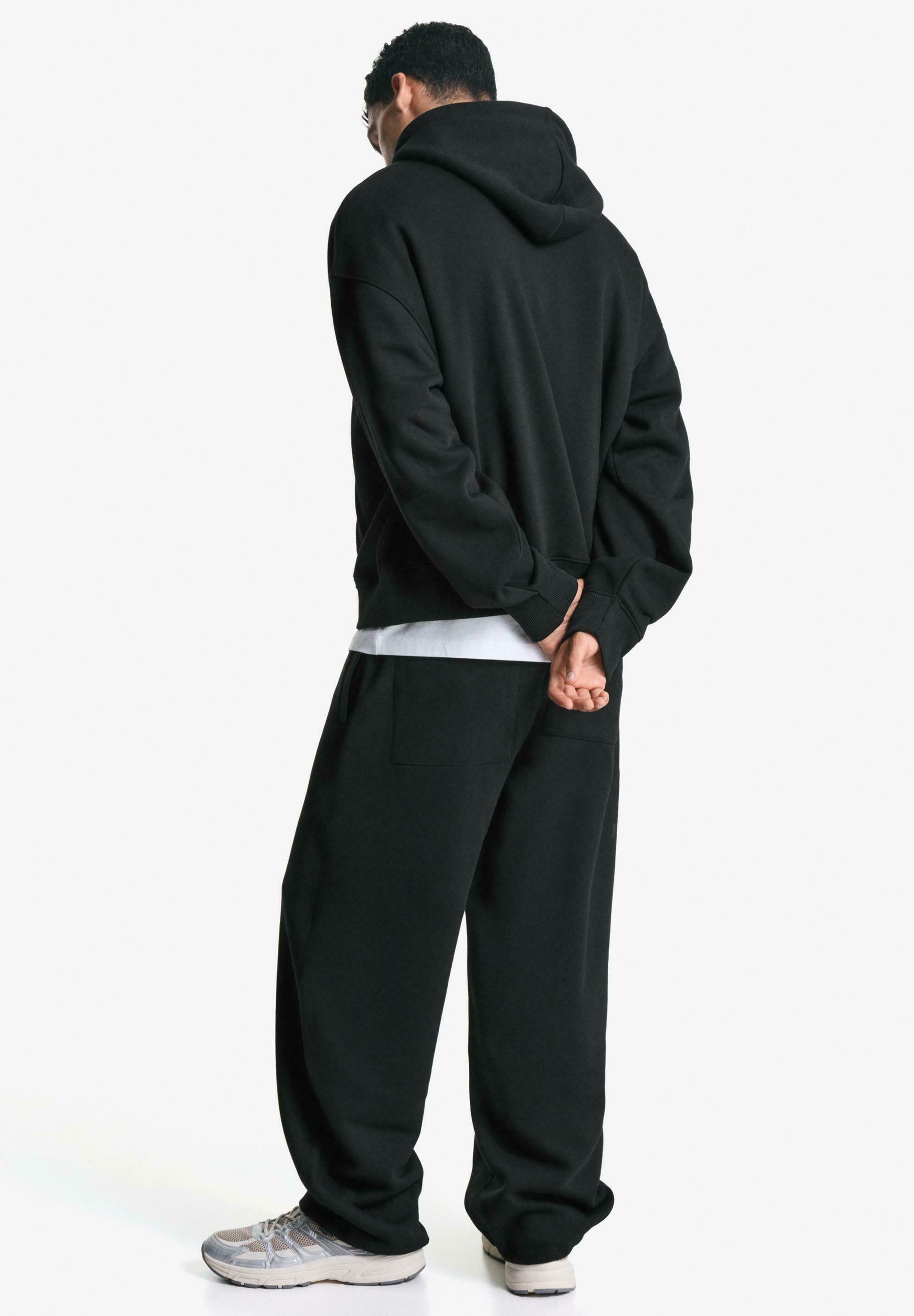 Sweat à capuche Bershka - Sweat zippé - Noir