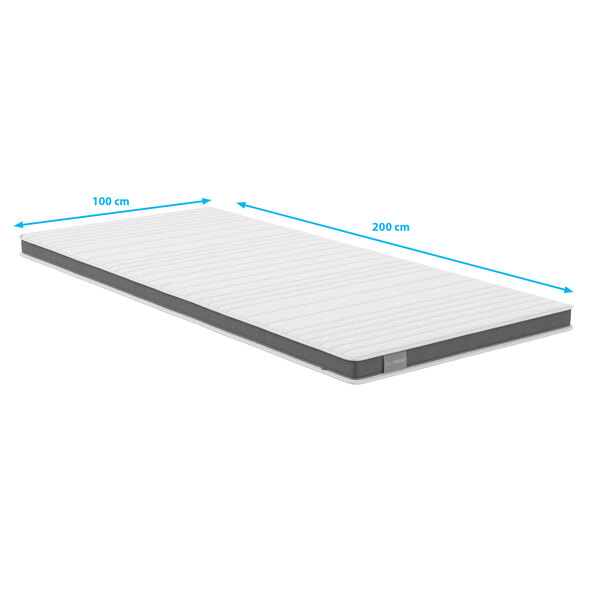 Luxusní vrchní matrace s gelovou aktivní pěnou, 100 x 200 cm