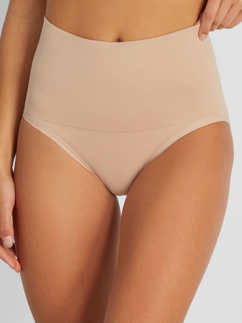 Corrigerende slip met hoge taille - ROZE