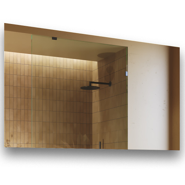 Lustro podświetlane łazienkowe LED 120x70 Poziome Barwa Ciepła