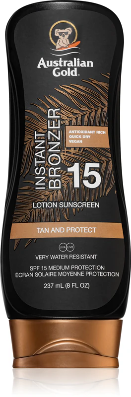 Australian Gold Protect Lotion s bronzerom SPF 15