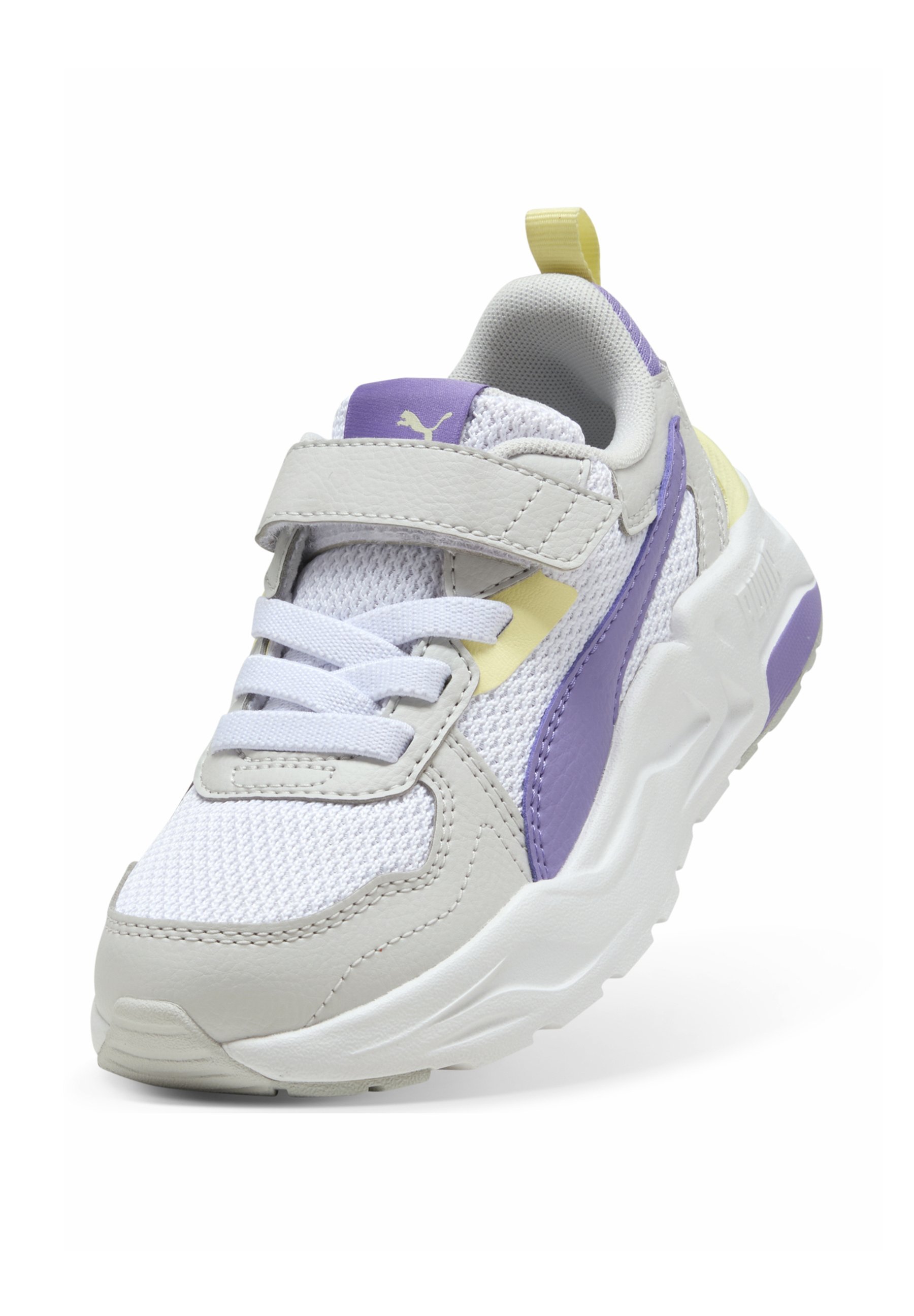 Puma TRINITY LITE - Sneakers - wit/lavendel alert/gletsjergrijs