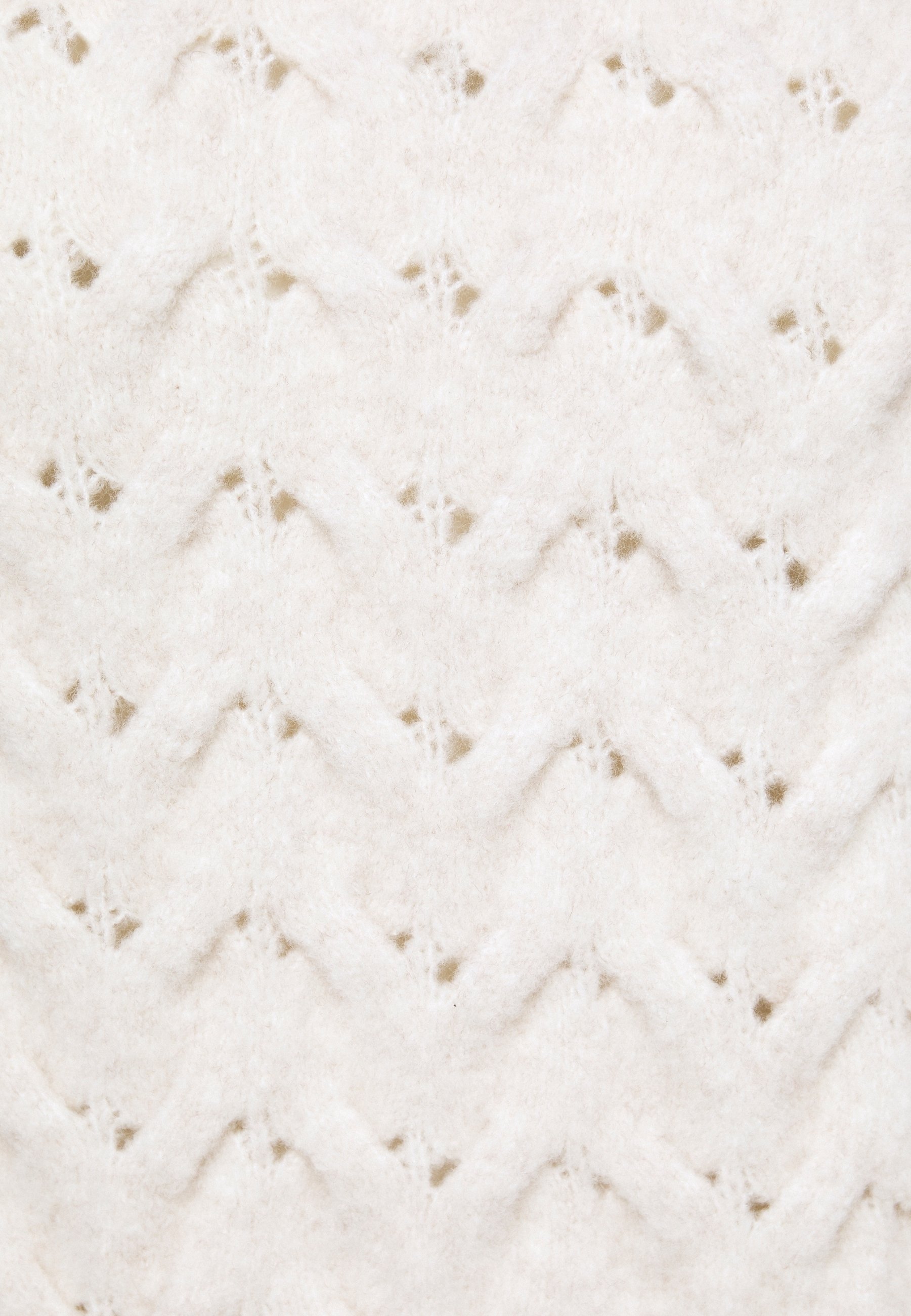 Pull fermé - blanc cassé