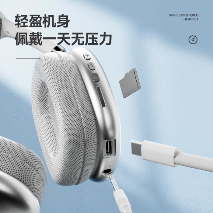 Fones de ouvido sem fio - GUIGUOGUO - AirMaxP9 - Bluetooth 5.1 - Bateria com duração de 20 horas - Intra-auriculares