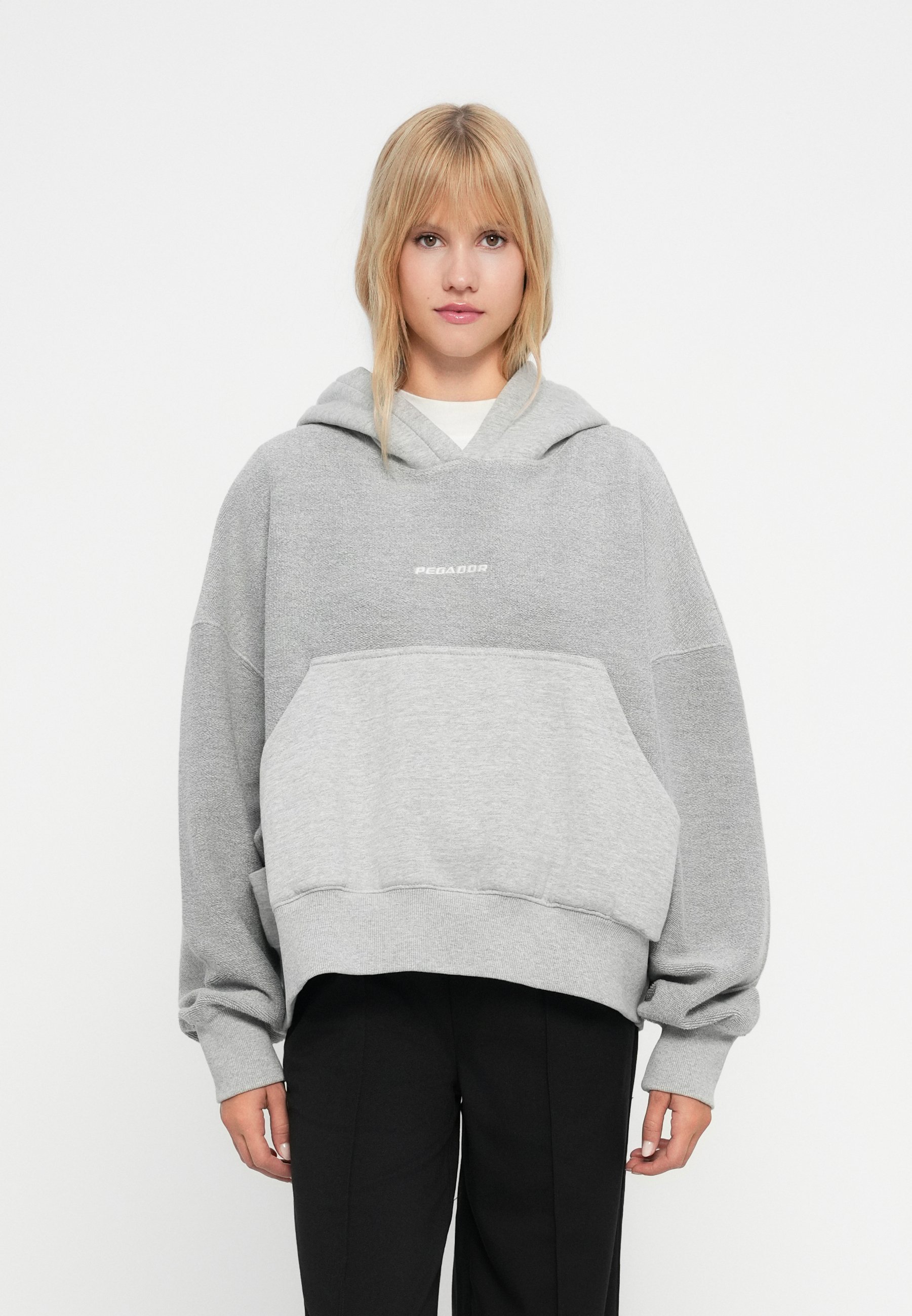 Pegador ESTELA OVERSIZED INSIDE-OUT - Hoodie - gemêleerd grijs