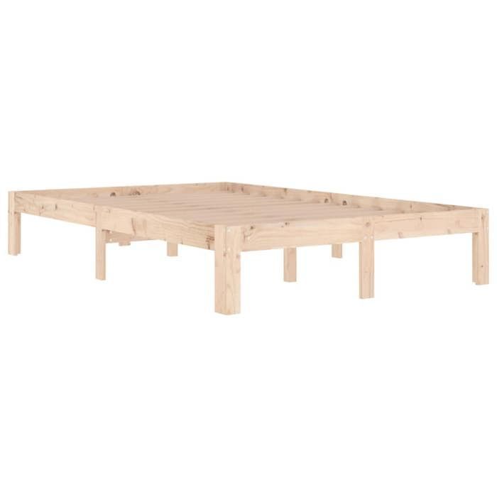 Letto matrimoniale BEST con base a doghe, marrone, struttura letto - senza materasso - 120 x 190 cm Nov126566