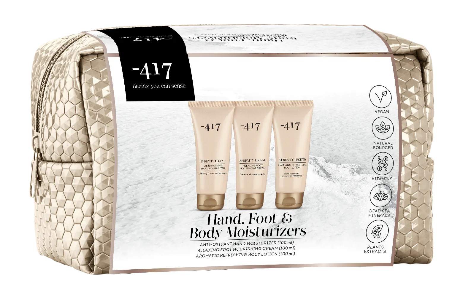Minus 417 Zestaw Hand, Foot & Body Moisturizers