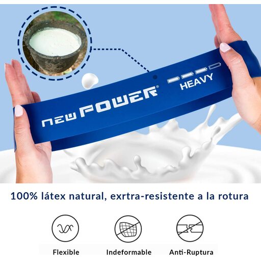  Newpower elastične fitness trake od prirodnog lateksa visoke otpornosti