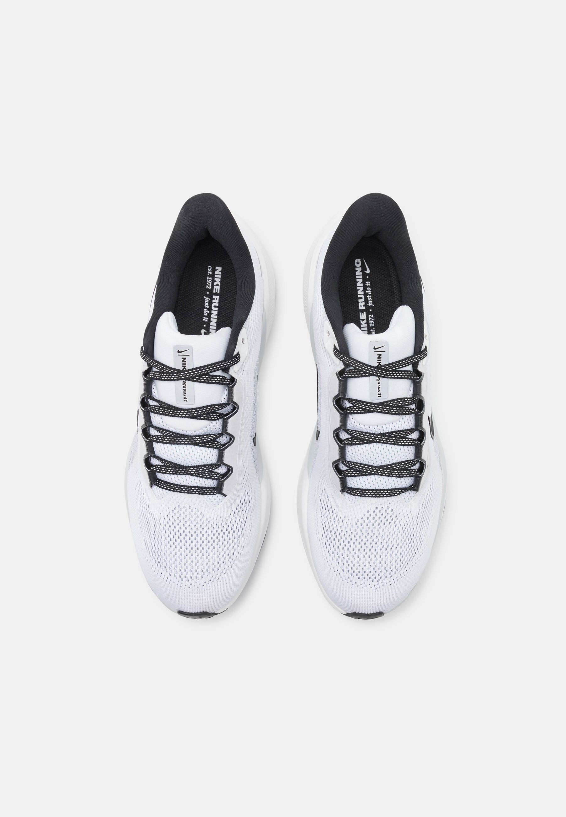 Nike Performance AIR ZOOM PEGASUS 41 - Hardloopschoenen voor op de weg - wit/zwart/puur platina/summit wit