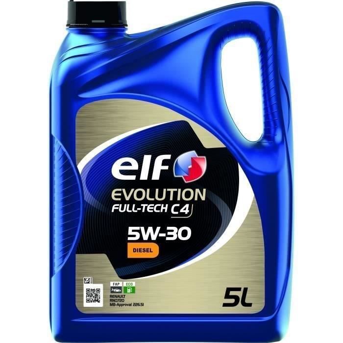Aceite de motor ELF 5L EVOLUTION FULLTECH C4 5W30