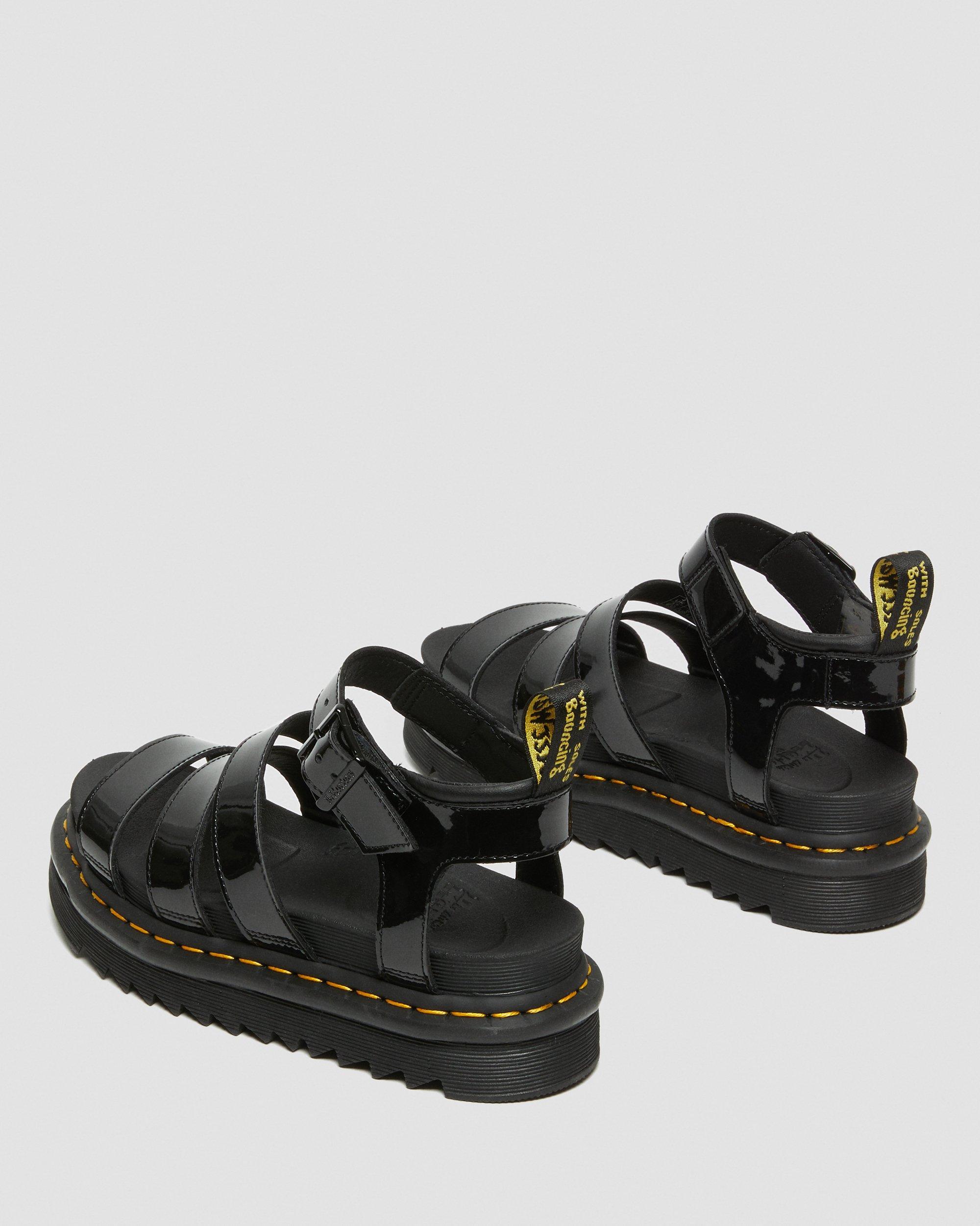 Blaire Lackleder Gladiator Sandalen