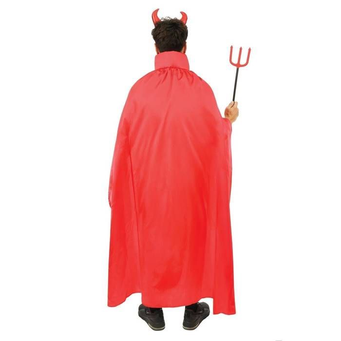 Diablo - Payaso pequeño - Adulto - Talla única - Rojo - Herramienta práctica