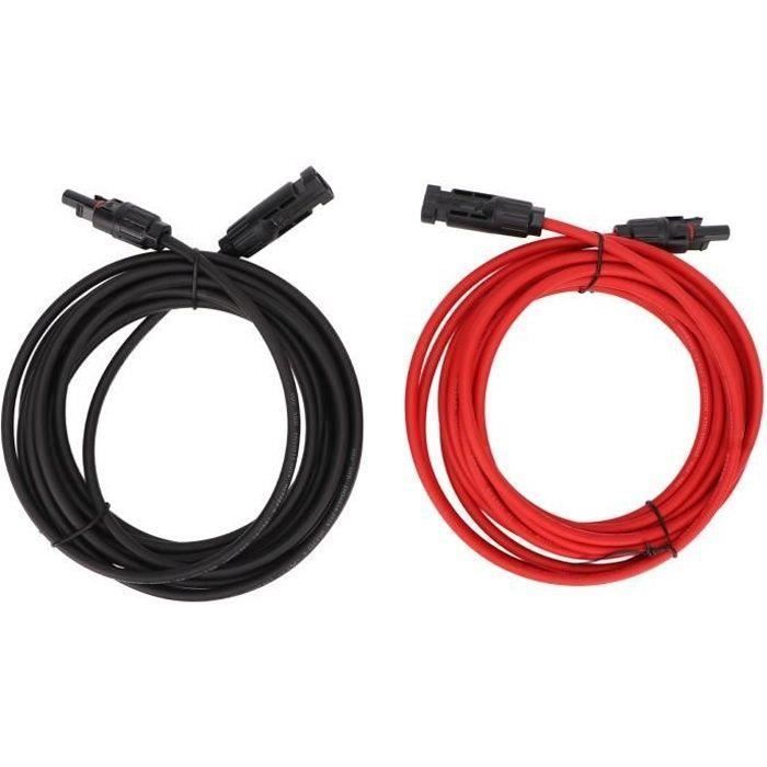 Cable de extensión solar - PZCC - 4 mm - 4 m - Conector MC4 - 1500 V