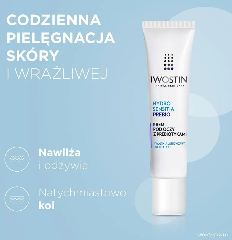 Iwostin Hydro Sensitia PreBIOKrem pod oczy z Prebiotykami
