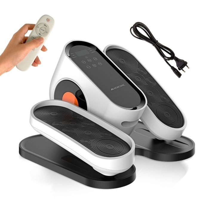 Bicicleta elíptica mini Mobiclinic: Modo manual y 3 programas automáticos, pantalla LED, control remoto, funcionamiento silencioso.