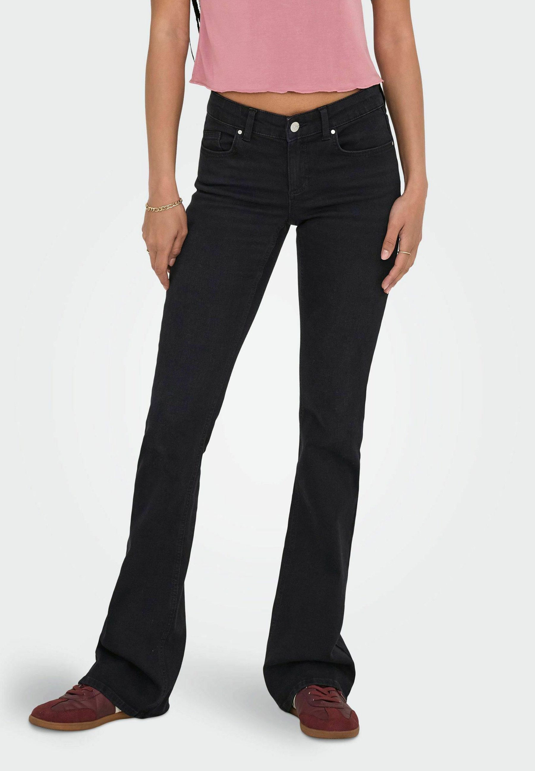 ONLY Flared Jeans - zwarte denim