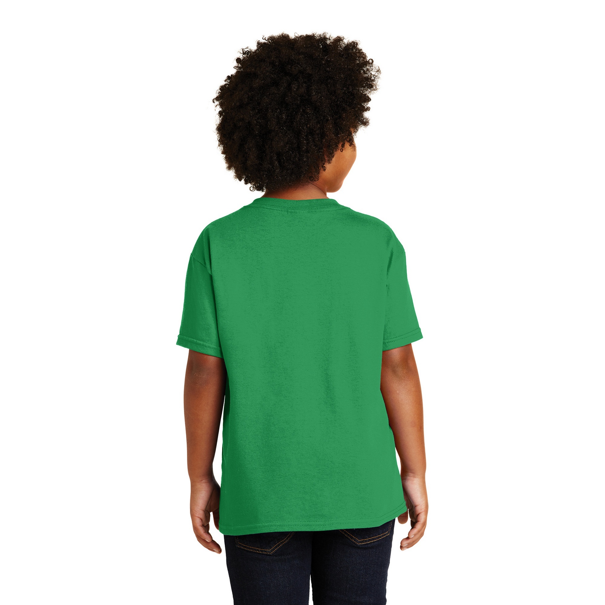 Eenvoudig T-shirt met korte mouwen van dik katoen (2 stuks)