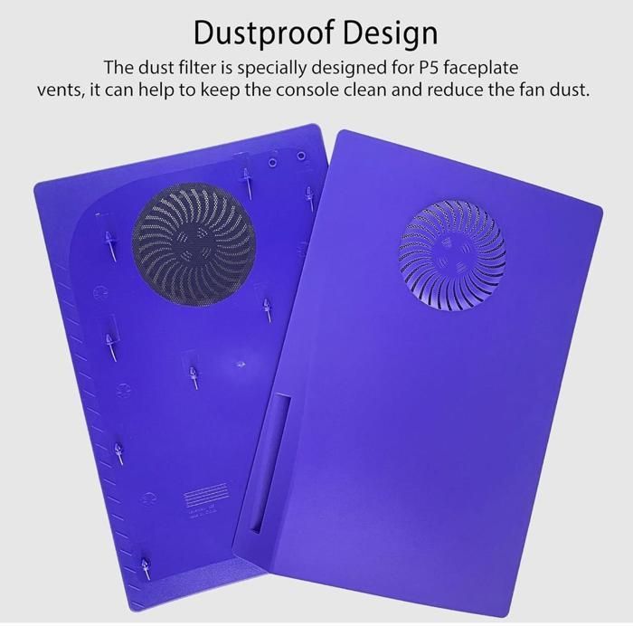 Façade avec évents de refroidissement pour PlayStation 5 Disc Edition, couvercle de console de remplacement, coque for PS5 Disc