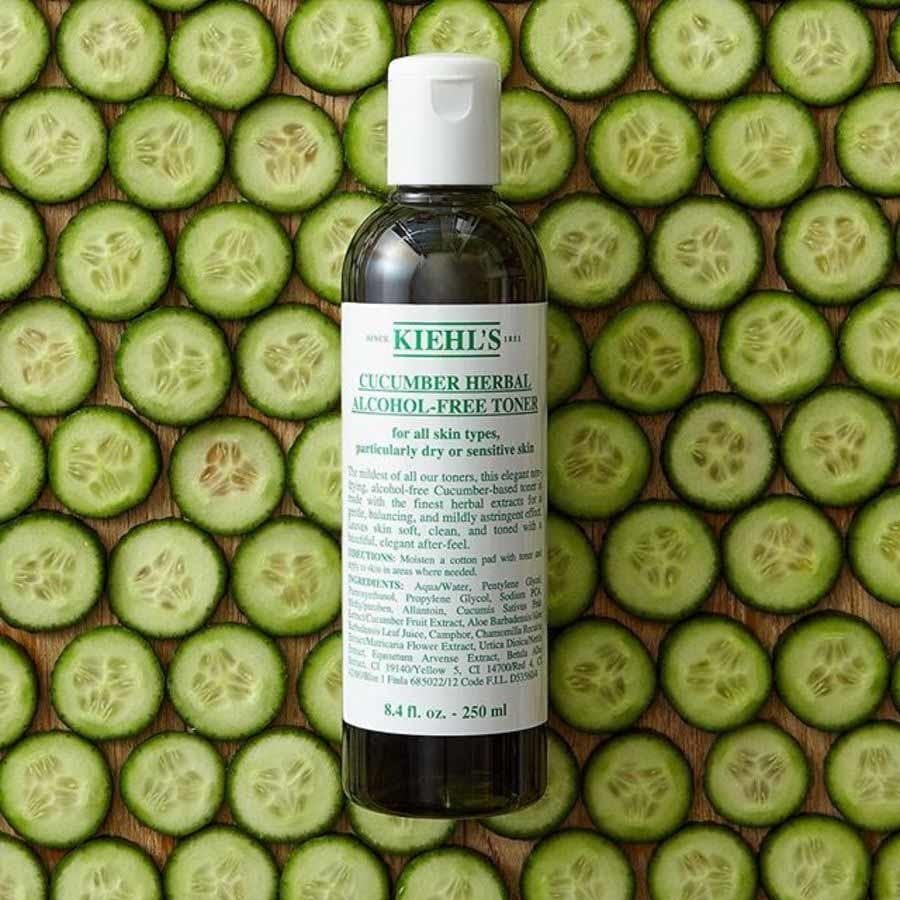 Kiehl's Komkommer Kruiden Alcoholvrije Gezichtstoner - 250 ml