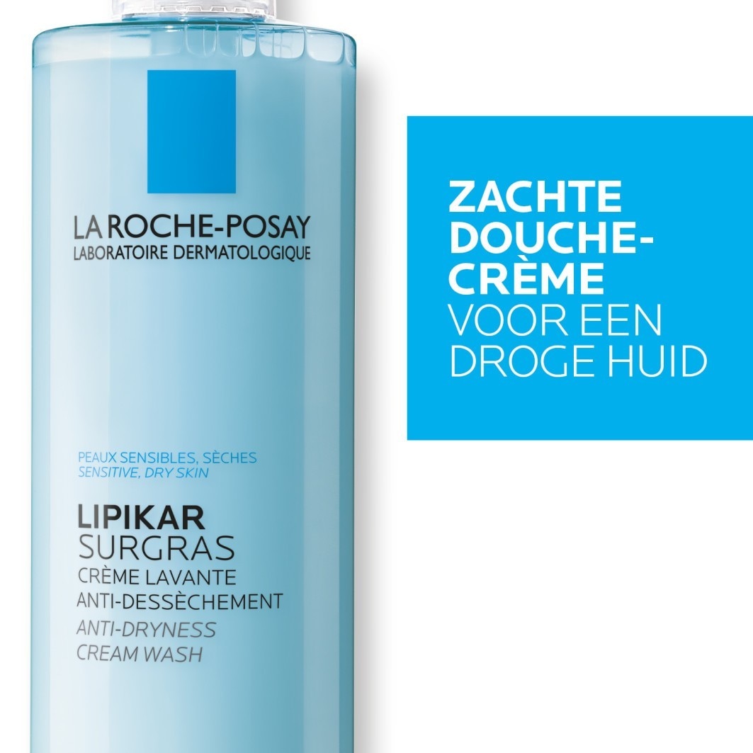 La Roche-Posay Lipikar Surgras Gel Limpiador en Crema Antisequedad - 400 ml