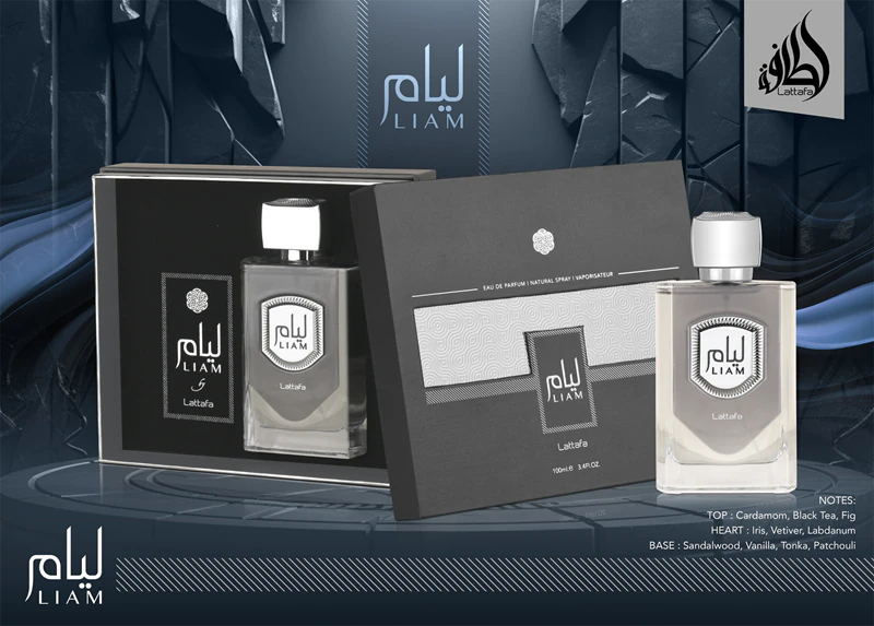 Lattafa Liam Grey Eau de Parfum voor heren