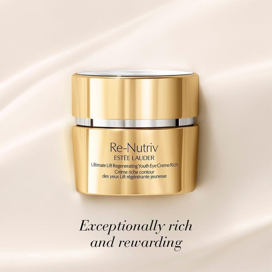 Estée Lauder Re-Nutriv Ultimate Lift atjaunojošs, bagātīgs acu krēms jauneklīgam mirdzumam – 15 ml