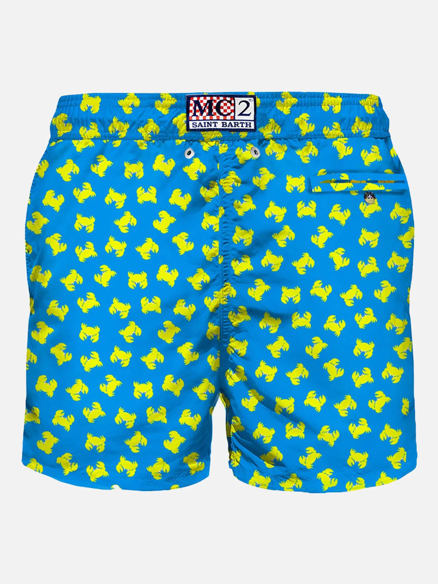 Maillot de bain homme en tissu léger à imprimé crabe