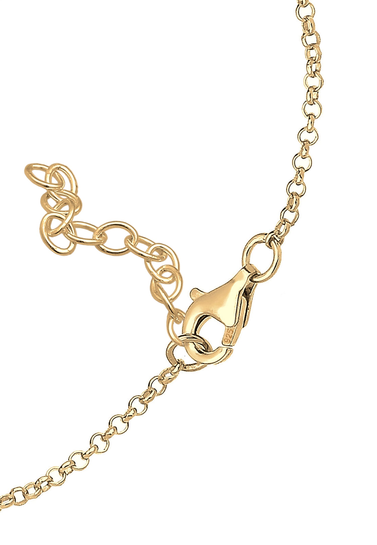 Elli Femmes pendentif plume Festival Boho Basic en argent sterling 925
