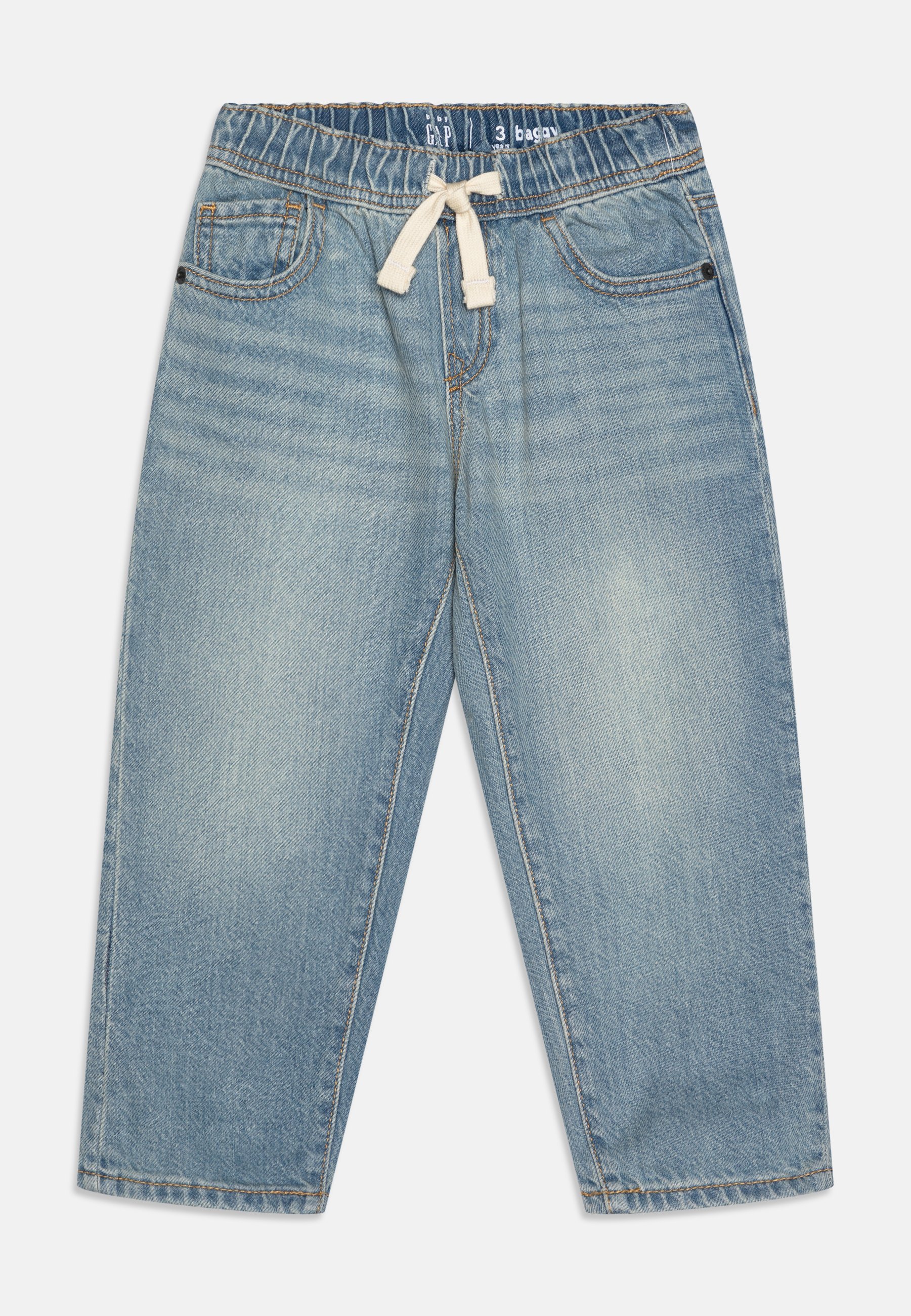 GAP ULTRASOFT PULL-ON BAGGY JEANS ZA DOJENČKE IN MALČKE - Kavbojke sproščenega kroja - svetlo indigo