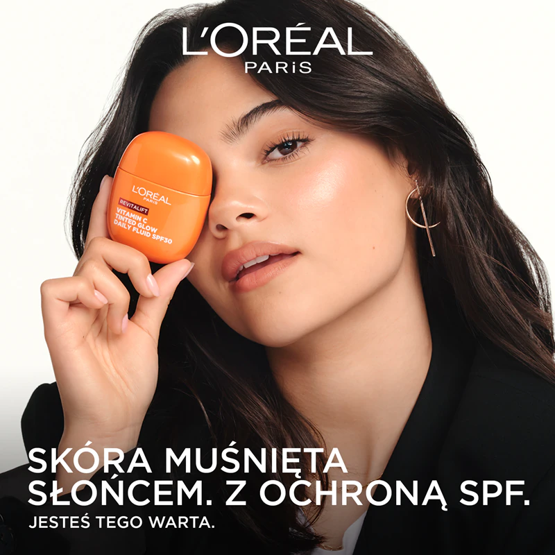 L'Oréal Paris Revitalift Vitamina C fluido com cor clara e vitamina C