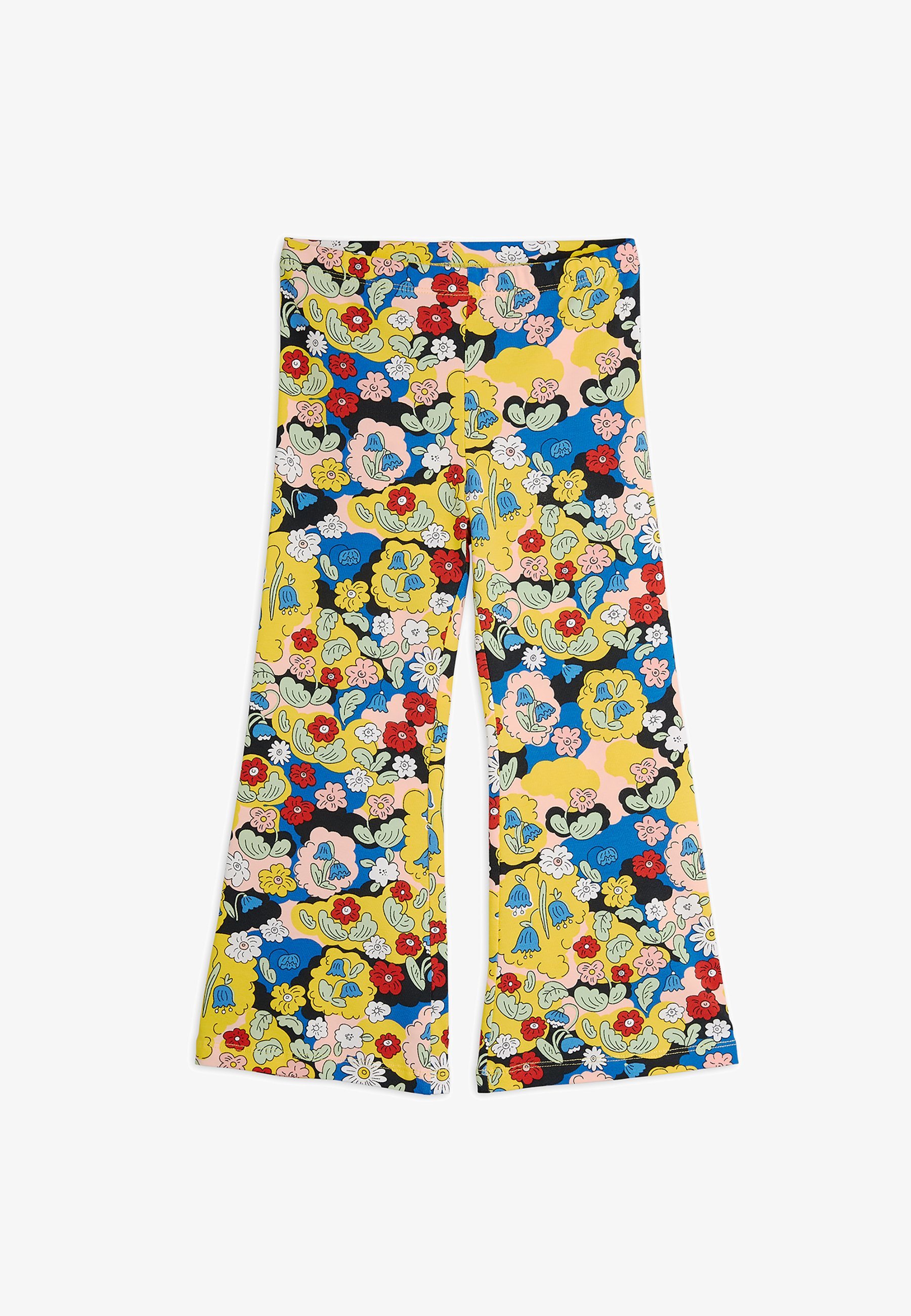 Pantalon évasé Mini Rodini à fleurs unisexe - Leggings - Pantalon - multicolore