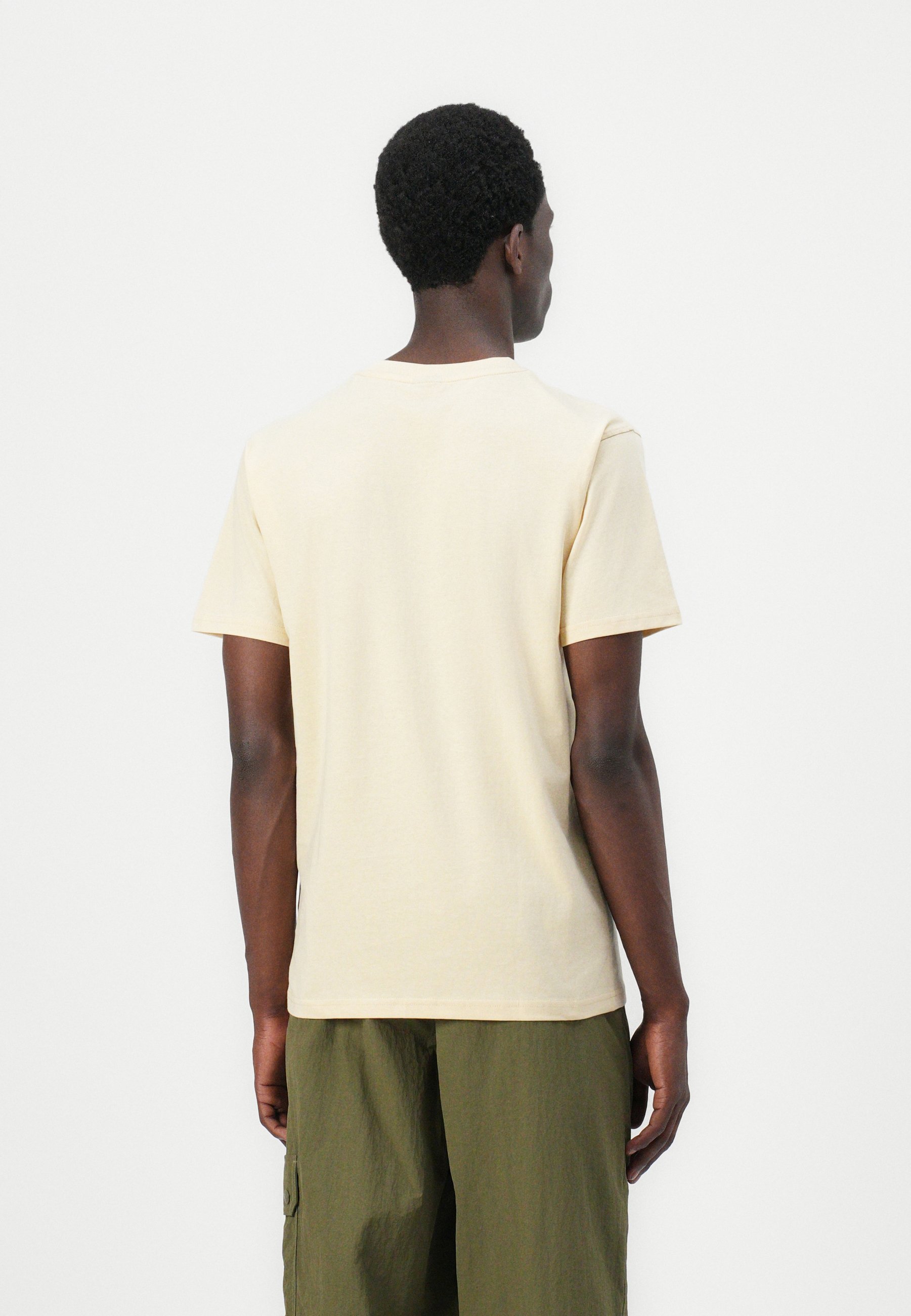 Santa Cruz FLASH STACKED DOT FRONT TEE UNISEX - T-shirt met print - blond hout