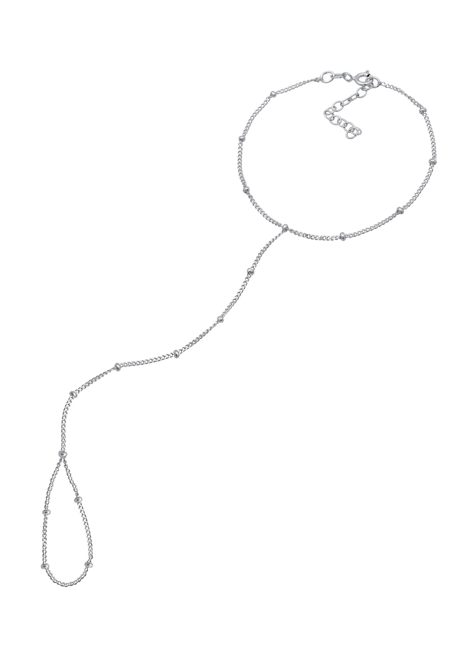Elli Femmes chaîne à main boules Basic en argent sterling 925