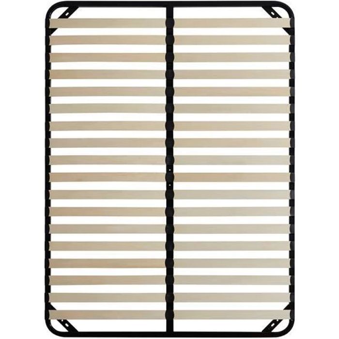 Base de cama de láminas 2x18, 140x190cm - DEWINNER