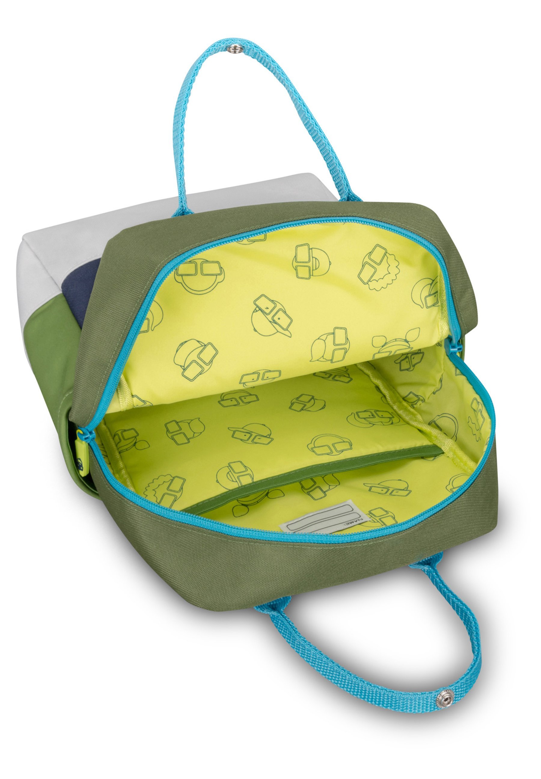 Johnny Urban LINUS JUNIOR - Schooltas - groenblauw