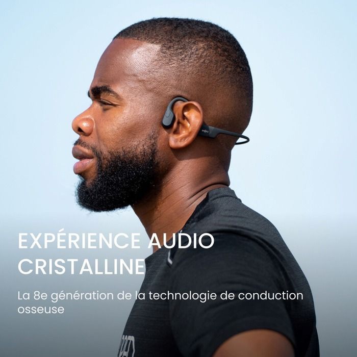 Casco audio Shokz OPENRUN USB-C NEGRO