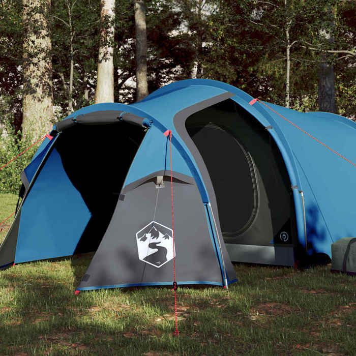Tienda de campaña vidaXL para 3 personas, tienda de sombra con bolsa de transporte, toldo portátil con paredes laterales para 94387